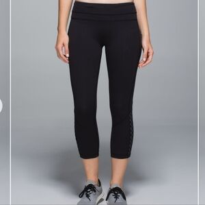 Lululemon Run: Inspire Crop II * Reflective